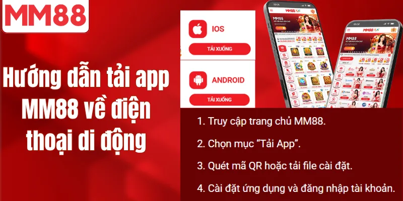 MM88 🎖️ MM88.COM | Link Trang Chủ Chính Thức 2026 Hướng dẫn tải app MM88 về điện thoại di động cho hệ điều hành Android và IOS